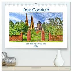 Kreis Coesfeld im Münsterland – Stadt Land Fluß (hochwertiger Premium Wandkalender 2024 DIN A2 quer), Kunstdruck in Hochglanz von Michalzik,  Paul