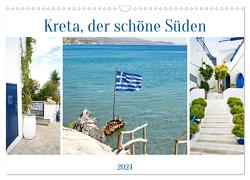 Kreta, der schöne Süden (Wandkalender 2024 DIN A3 quer), CALVENDO Monatskalender von Fornal,  Martina