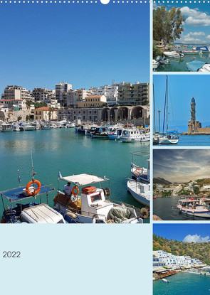 Kreta – Historische Städte und Bilderbuchdörfer (Wandkalender 2022 DIN A2 hoch) von Kleemann,  Claudia