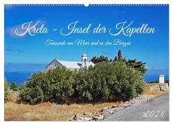 Kreta – Insel der Kapellen (Wandkalender 2024 DIN A2 quer), CALVENDO Monatskalender von Kleemann,  Claudia
