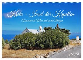 Kreta – Insel der Kapellen (Wandkalender 2024 DIN A2 quer), CALVENDO Monatskalender von Kleemann,  Claudia