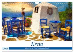 Kreta – Malerische Insel Griechenlands (Wandkalender 2024 DIN A4 quer), CALVENDO Monatskalender von Frost,  Anja