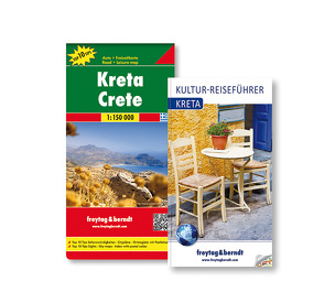Kreta Set, Kulturführer + Autokarte 1:150.000 von Freytag-Berndt und Artaria KG
