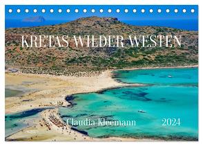 Kretas Wilder Westen (Tischkalender 2024 DIN A5 quer), CALVENDO Monatskalender von Kleemann,  Claudia