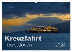 Kreuzfahrt Impressionen (Wandkalender 2024 DIN A2 quer), CALVENDO Monatskalender von Bade,  Uwe