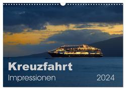 Kreuzfahrt Impressionen (Wandkalender 2024 DIN A3 quer), CALVENDO Monatskalender von Bade,  Uwe