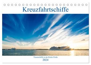 Kreuzfahrtschiffe 2024 (Tischkalender 2024 DIN A5 quer), CALVENDO Monatskalender von Tuschy,  Micha