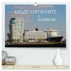 Kreuzfahrtschiffe in Hamburg (hochwertiger Premium Wandkalender 2024 DIN A2 quer), Kunstdruck in Hochglanz von Brix - Studio Brix,  Matthias