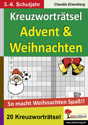 Kreuzworträtsel Advent & Weihnachten von Eisenberg,  Claudia