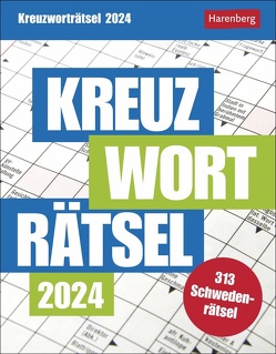 Kreuzworträtsel Tagesabreißkalender 2024 von Stefan Krüger