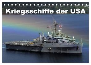 Kriegsschiffe der USA (Tischkalender 2024 DIN A5 quer), CALVENDO Monatskalender von Stanzer,  Elisabeth