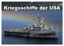 Kriegsschiffe der USA (Wandkalender 2024 DIN A2 quer), CALVENDO Monatskalender von Stanzer,  Elisabeth