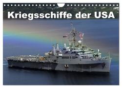 Kriegsschiffe der USA (Wandkalender 2024 DIN A4 quer), CALVENDO Monatskalender von Stanzer,  Elisabeth