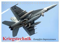 Kriegstechnik. Kampfjet-Impressionen (Tischkalender 2024 DIN A5 quer), CALVENDO Monatskalender von Stanzer,  Elisabeth