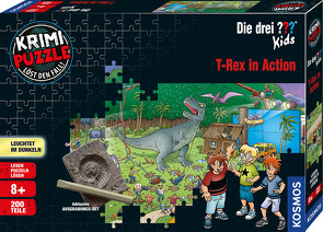 Krimi Puzzle: Die drei ??? Kids 200 Teile – T-Rex in Action