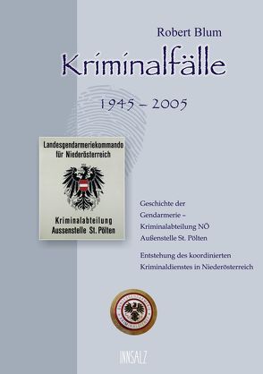 Kriminalfälle 1945-2005 von Blum,  Robert