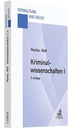 Kriminalwissenschaften I von Pientka,  Monika, Wolf,  Norbert