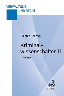 Kriminalwissenschaften II von Pientka,  Monika, Zerbin,  Daniel