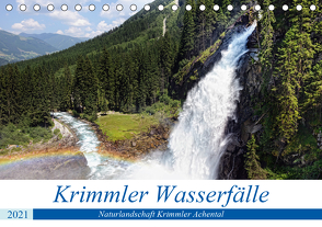 Krimmler Wasserfälle – Naturlandschaft Krimmler Achental (Tischkalender 2021 DIN A5 quer) von Frost,  Anja