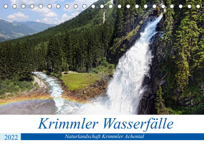 Krimmler Wasserfälle – Naturlandschaft Krimmler Achental (Tischkalender 2022 DIN A5 quer) von Frost,  Anja