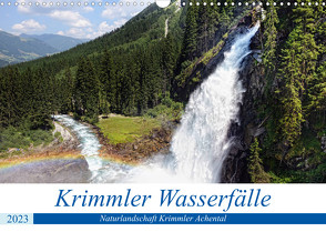 Krimmler Wasserfälle – Naturlandschaft Krimmler Achental (Wandkalender 2023 DIN A3 quer) von Frost,  Anja