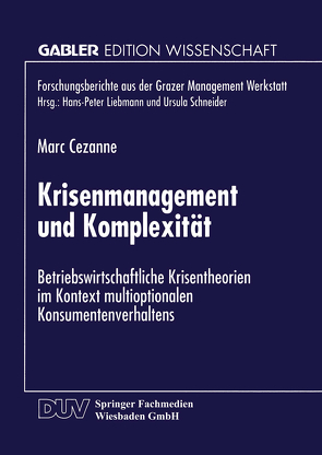 Krisenmanagement und Komplexität von Cezanne,  Marc