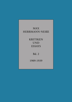 Kritiken und Essays von Herrmann-Neisse,  Max, Schönborn,  Sibylle, Wilhelmi,  Fabian, Zupfer,  Simone