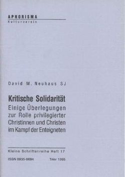 Kritische Solidarität von Neuhaus,  David M, Reyersbach,  Katrin, Rohlfs,  Ellen, Zimmer-Winkel,  Rainer