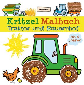 Kritzel Malbuch Traktor und Bauernhof ab 2 Jahren von Edition,  Sammabu