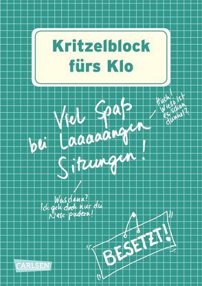 Kritzelblock fürs Klo von Haubner,  Antje