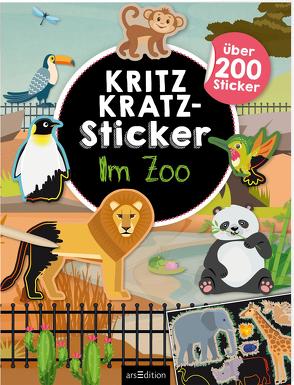 Kritzkratz-Sticker Im Zoo von Schindler,  Eva