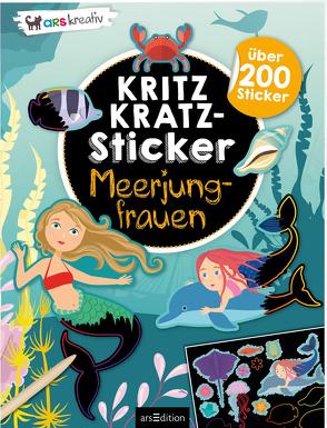 Kritzkratz-Sticker – Meerjungfrauen von Schindler,  Eva