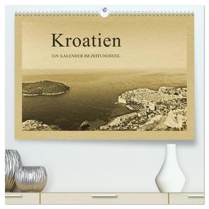 Kroatien (hochwertiger Premium Wandkalender 2024 DIN A2 quer), Kunstdruck in Hochglanz von Kirsch,  Gunter