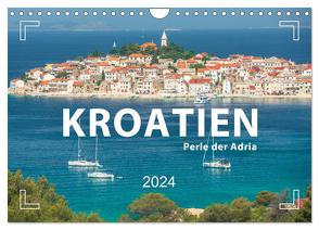KROATIEN – Perle der Adria (Wandkalender 2024 DIN A4 quer), CALVENDO Monatskalender von Weigt,  Mario