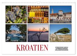 Kroatien – Streifzüge durch atemberaubende Kulturlandschaften (Wandkalender 2024 DIN A3 quer), CALVENDO Monatskalender von Hallweger,  Christian
