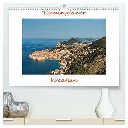 Kroatien, Terminplaner (hochwertiger Premium Wandkalender 2024 DIN A2 quer), Kunstdruck in Hochglanz von Kirsch,  Gunter