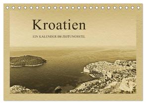 Kroatien (Tischkalender 2024 DIN A5 quer), CALVENDO Monatskalender von Kirsch,  Gunter
