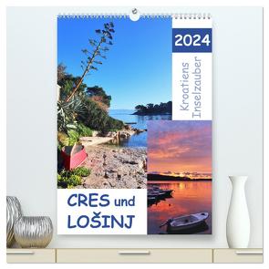 Kroatiens Inselzauber, Cres und Losinj (hochwertiger Premium Wandkalender 2024 DIN A2 hoch), Kunstdruck in Hochglanz von Löwer,  Sabine