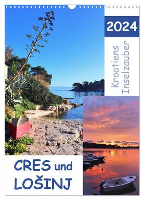 Kroatiens Inselzauber, Cres und Losinj (Wandkalender 2024 DIN A3 hoch), CALVENDO Monatskalender von Löwer,  Sabine