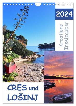 Kroatiens Inselzauber, Cres und Losinj (Wandkalender 2024 DIN A4 hoch), CALVENDO Monatskalender von Löwer,  Sabine