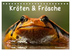 Kröten & Frösche (Tischkalender 2024 DIN A5 quer), CALVENDO Monatskalender von Stanzer,  Elisabeth