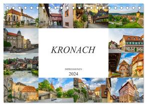 Kronach Impressionen (Tischkalender 2024 DIN A5 quer), CALVENDO Monatskalender von Meutzner,  Dirk