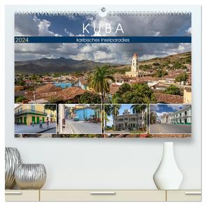Kuba – karibisches Inselparadies (hochwertiger Premium Wandkalender 2024 DIN A2 quer), Kunstdruck in Hochglanz von Grellmann,  Tilo