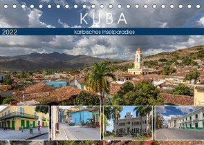 Kuba – karibisches Inselparadies (Tischkalender 2022 DIN A5 quer) von Grellmann,  Tilo