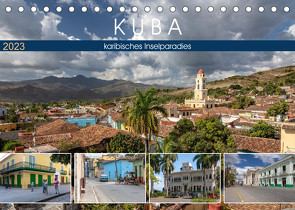 Kuba – karibisches Inselparadies (Tischkalender 2023 DIN A5 quer) von Grellmann,  Tilo