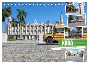 Kuba – karibisches Inselparadies (Tischkalender 2024 DIN A5 quer), CALVENDO Monatskalender von Grellmann,  Tilo