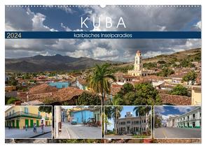 Kuba – karibisches Inselparadies (Wandkalender 2024 DIN A2 quer), CALVENDO Monatskalender von Grellmann,  Tilo