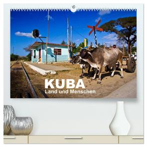 KUBA – Land und Menschen (hochwertiger Premium Wandkalender 2024 DIN A2 quer), Kunstdruck in Hochglanz von Thiel (www.folkshow.de),  Marco