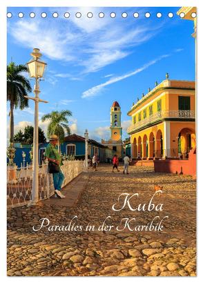 Kuba – Paradies in der Karibik (Tischkalender 2024 DIN A5 hoch), CALVENDO Monatskalender von Peters-Hein,  Reemt