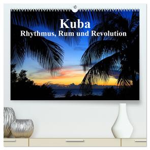 Kuba – Rhythmus, Rum und Revolution (hochwertiger Premium Wandkalender 2024 DIN A2 quer), Kunstdruck in Hochglanz von Werner Altner,  Dr.